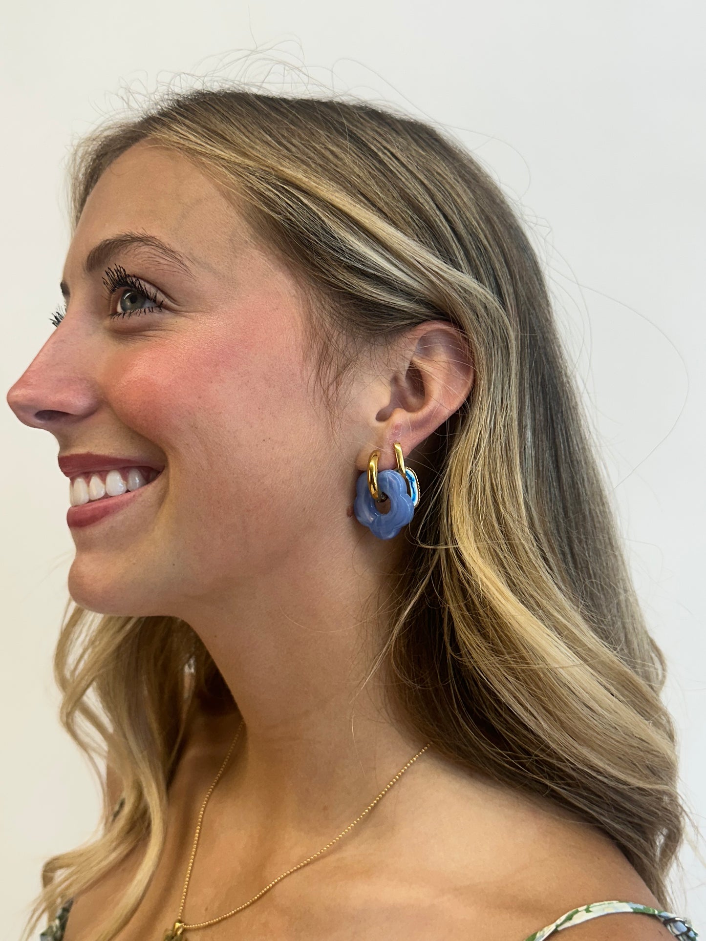 Poppy Hoops - Mint