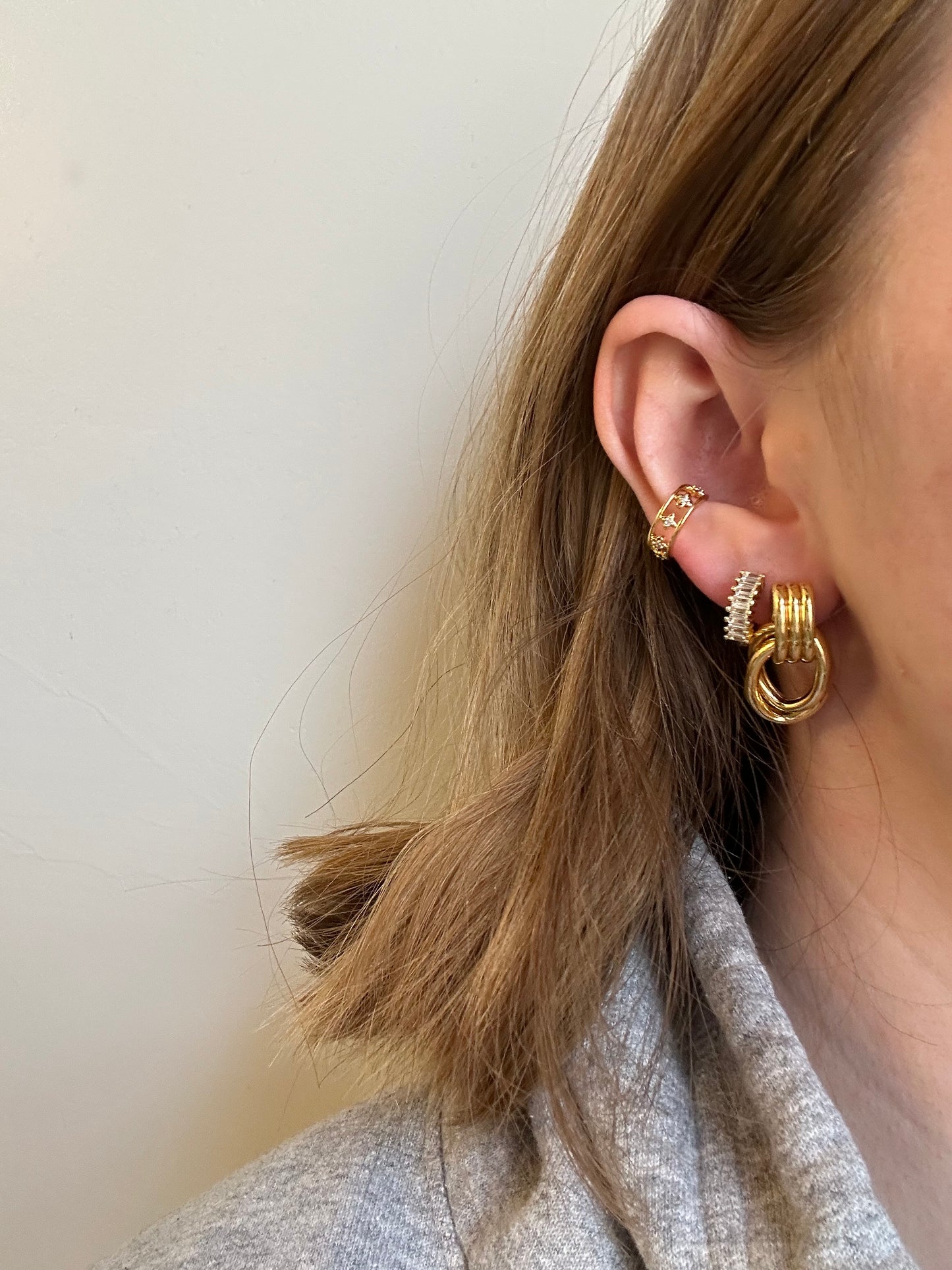 Chunky Twist Studs (elongated)