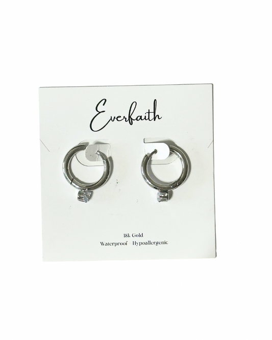 Demi Hoops - Silver